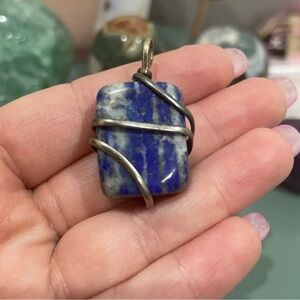 Lapis Lazuli Crystal Pendant
